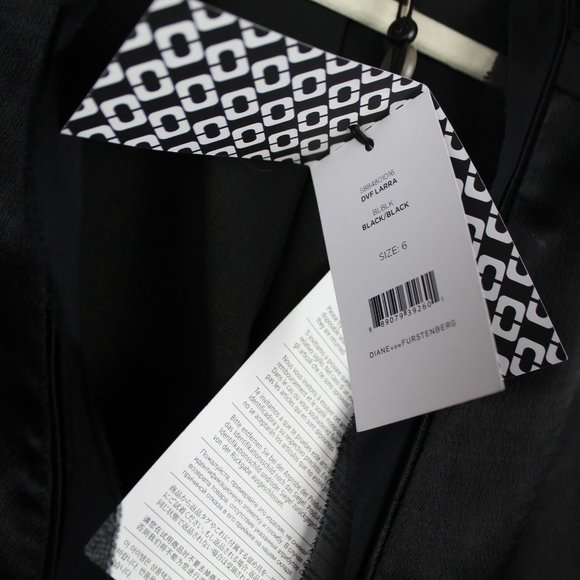 NWT Diane von Furstenberg Satin Blazer Jacket - Picture 7 of 13